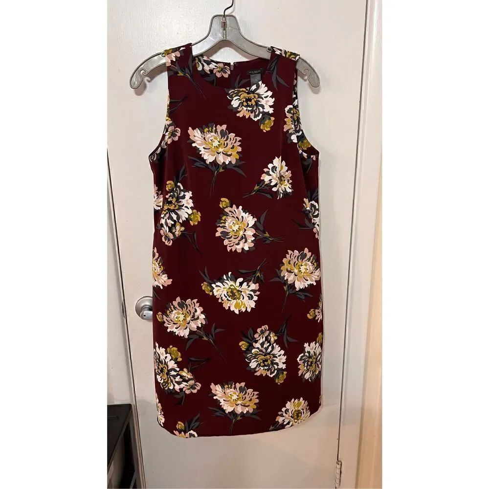 ANN TAYLOR FACTORY FLORAL DRESS WOMENS SIZE 6